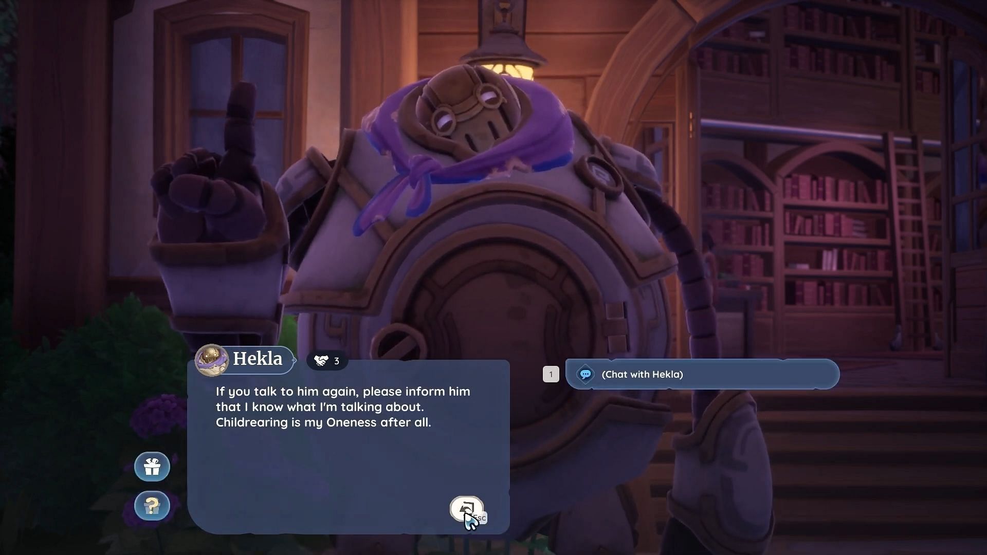 Hekla is much more level-headed (Image via Singularity 6 Corporation | YouTube/MechaGodzi11a Likes To Play)